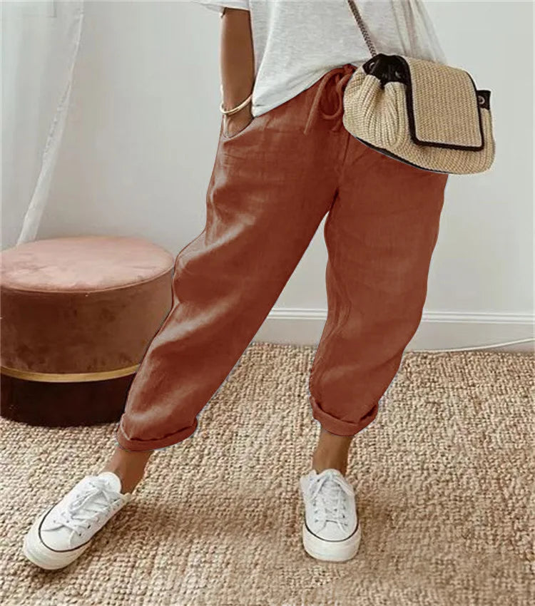 GRACE | Cotton Women’s Long Trousers