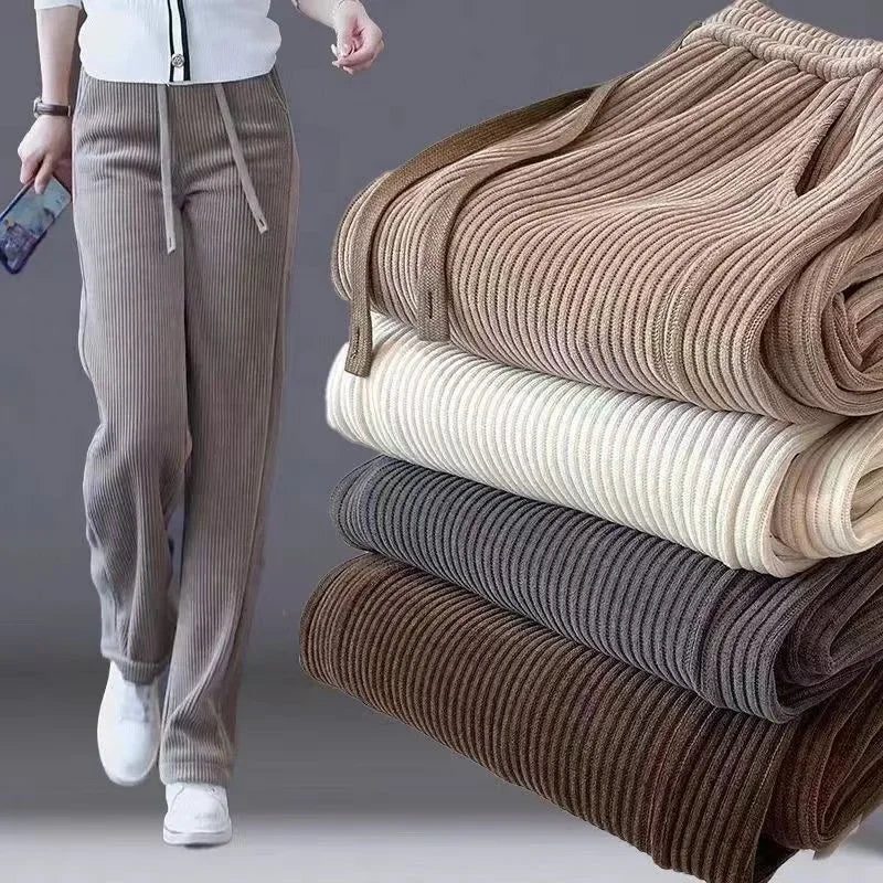 GRACE | Corduroy Wide-Leg Trousers