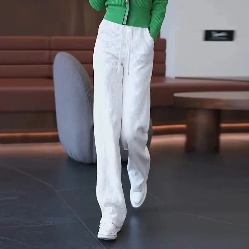 GRACE | Corduroy Wide-Leg Trousers
