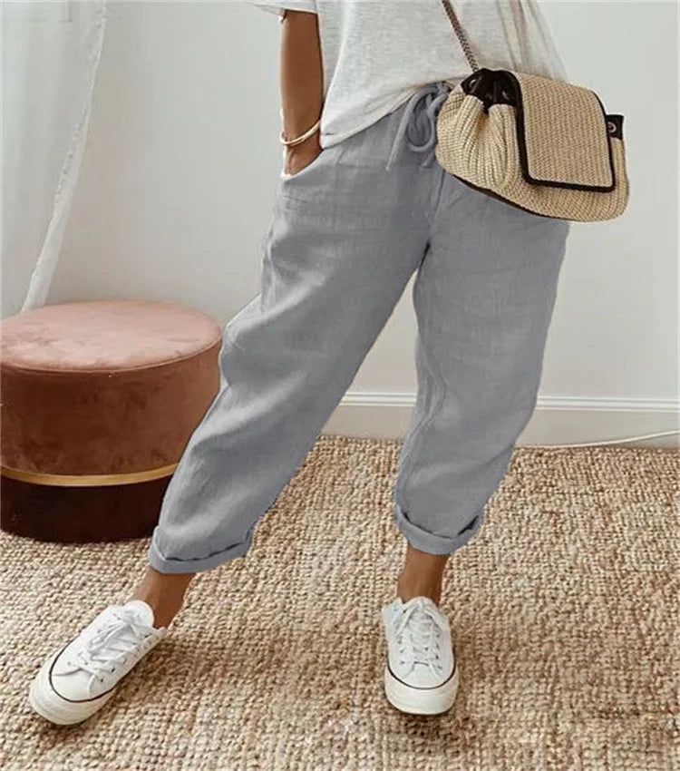 GRACE | Cotton Women’s Long Trousers