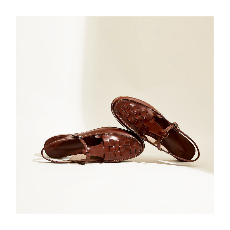 Eliara - Woven Charm Sandals