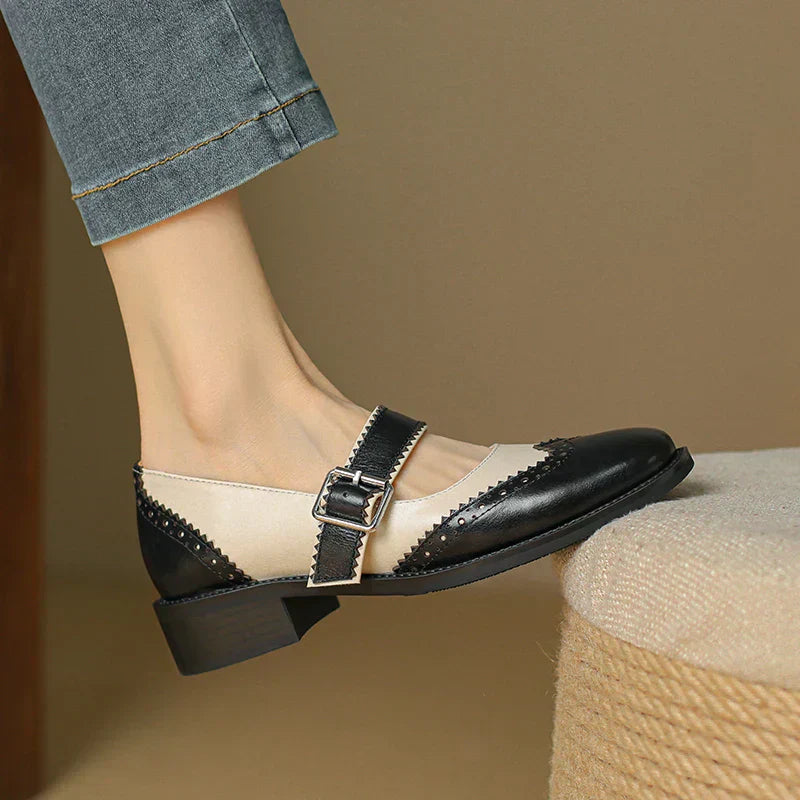 Miana | Leather Mary Janes