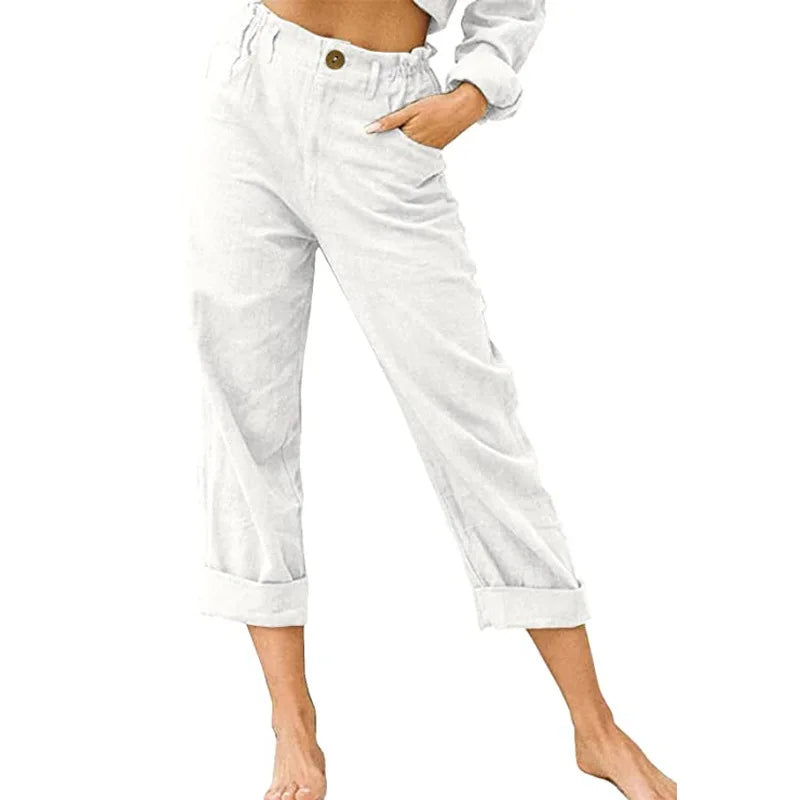 GRACE | Cotton Cropped Women’s Trousers