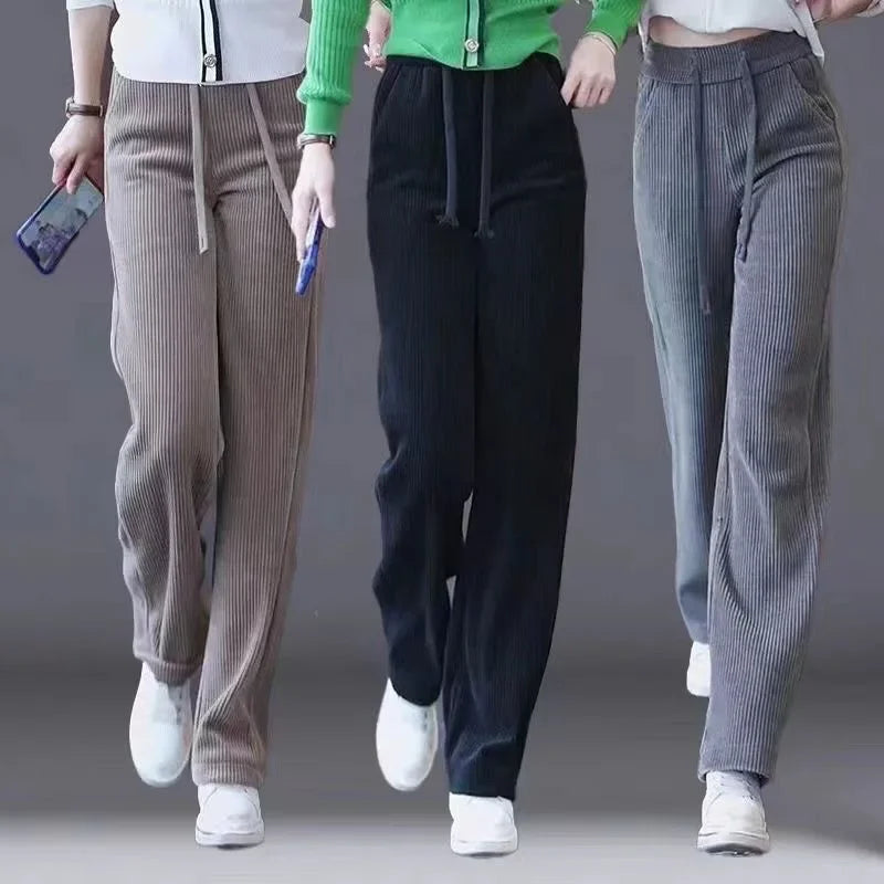 GRACE | Corduroy Wide-Leg Trousers