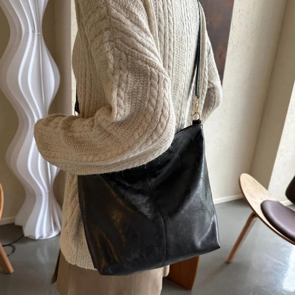 Linda - Vintage Charm Leather Shoulder Bag