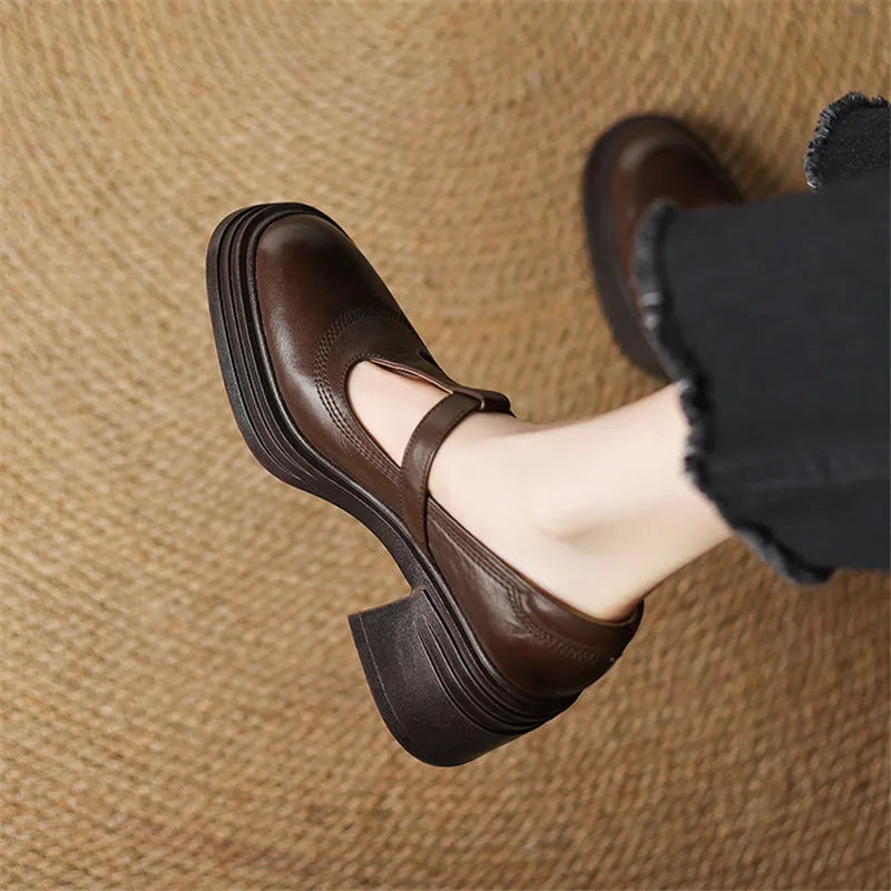 Elvana | Mocassins à talons larges