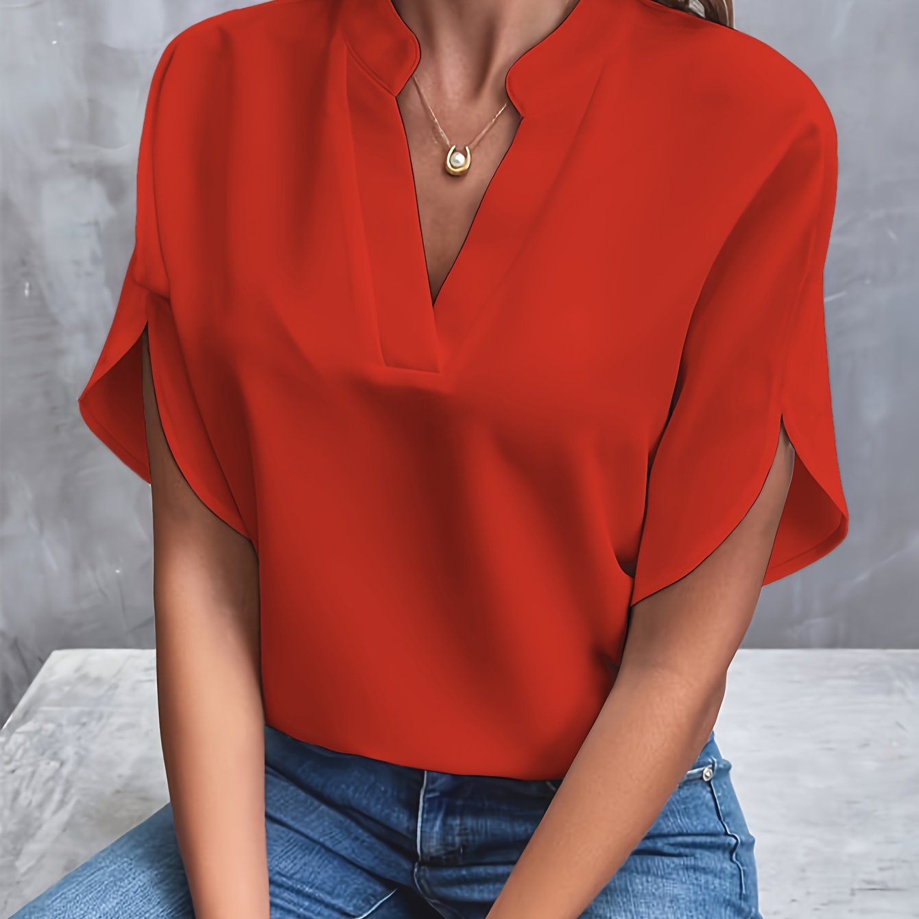 Sorrelia - Luxurious Elegant Blouse