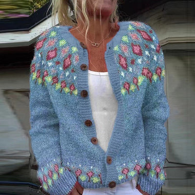 Quinnie | Cardigan en Laine Islandaise Vintage