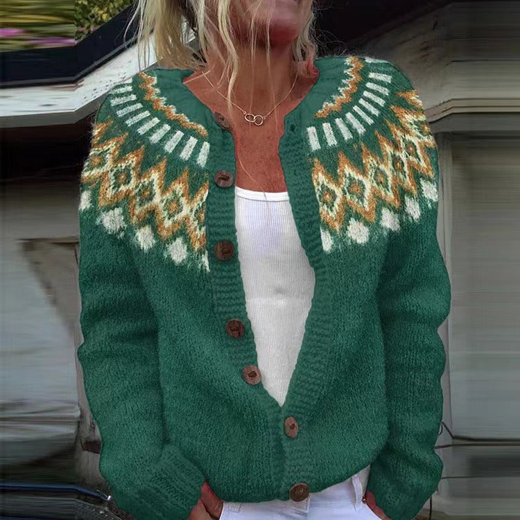 Natalia | Cardigan vintage en laine islandaise