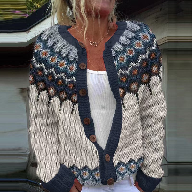 Kylie | Cardigan en laine islandaise vintage
