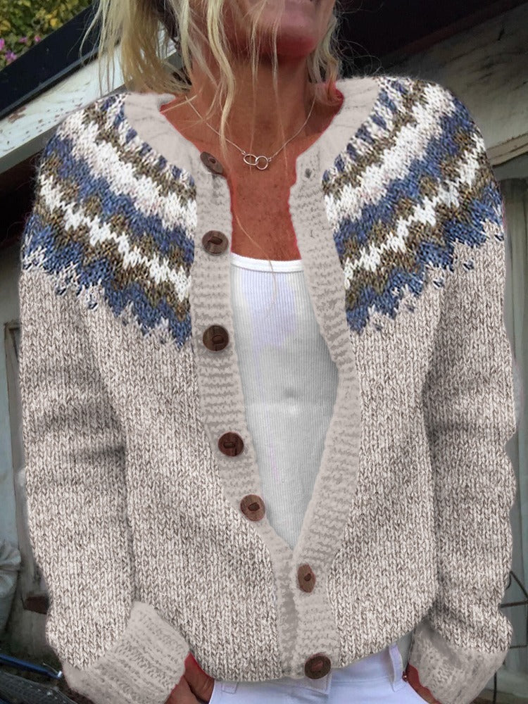 Peyton | Cardigan en Laine Islandaise Vintage