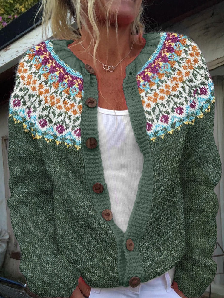 Alice | Cardigan en Laine Vintage Islandais