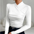 Lilura - Classic Cross-Neck Top
