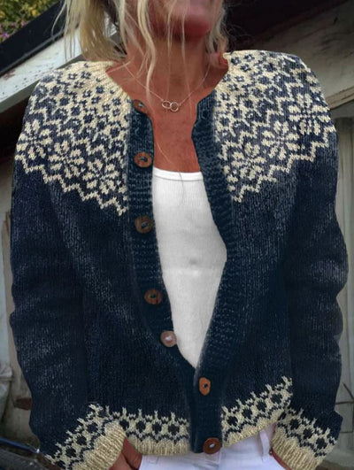 Hadley | Cardigan en laine tricotée vintage