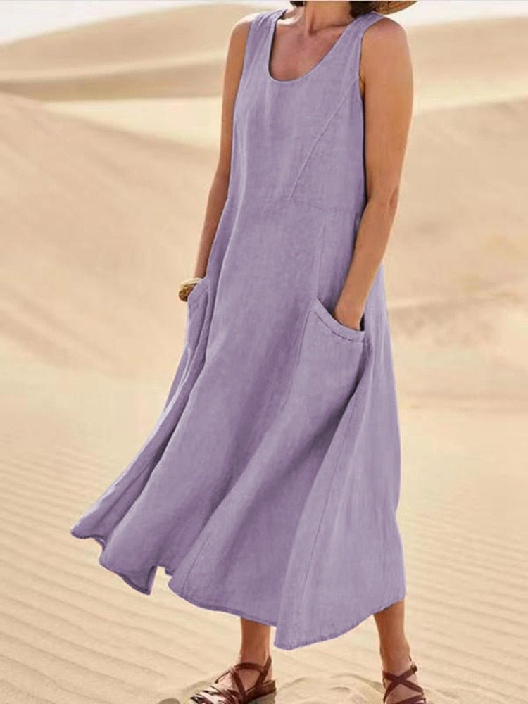 Clarisse | Breezy Midi Dress
