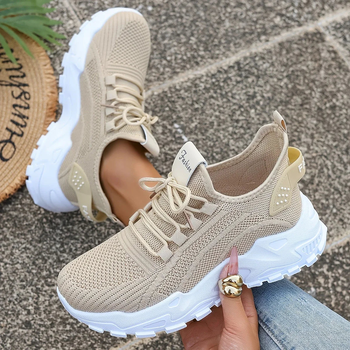 ANNIE™ WOMEN'S BREATHABLE KNIT SNEAKERS