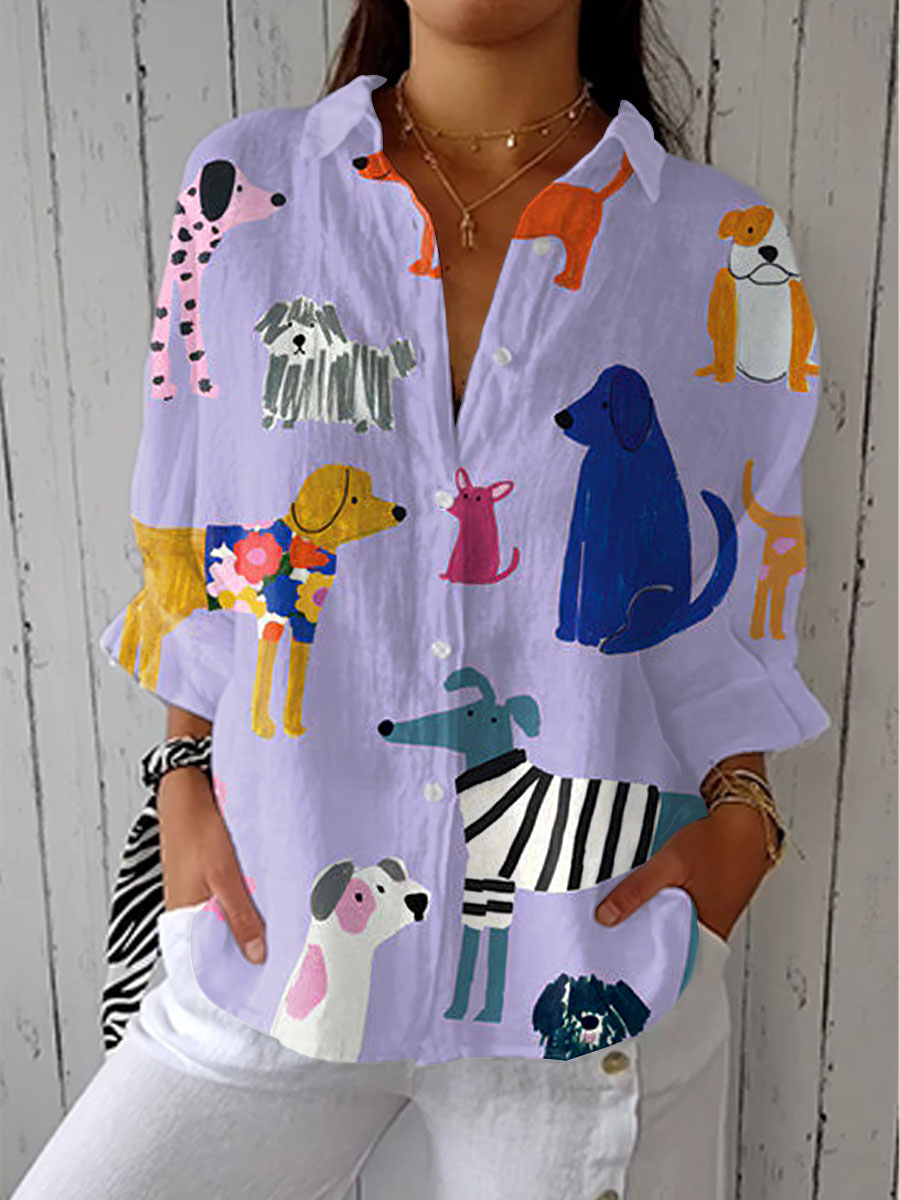 Blouse Florence | Chiens joueurs