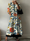 Elegant Dress with Tiana Print