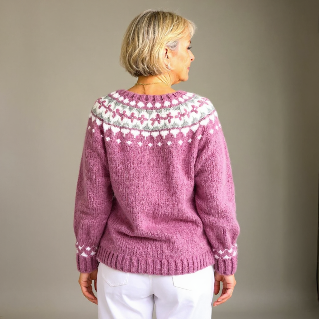Maya | Cardigan en Laine Islandaise Vintage