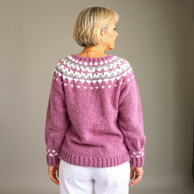 Maya | Cardigan en Laine Islandaise Vintage
