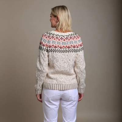 Madelyne | Cardigan en laine islandaise vintage