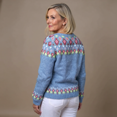 Quinnie | Cardigan en Laine Islandaise Vintage