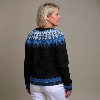 Givanna | Cardigan en Laine Vintage Islandaise