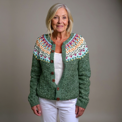 Alice | Cardigan en Laine Vintage Islandais