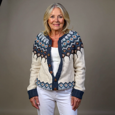 Kylie | Cardigan en laine islandaise vintage