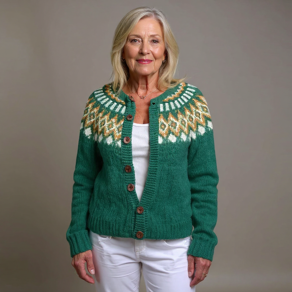 Natalia | Cardigan vintage en laine islandaise