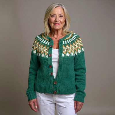 Natalia | Cardigan vintage en laine islandaise