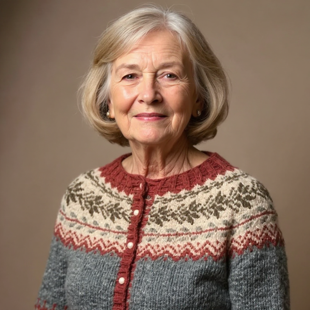 Atasha | Cardigan vintage en laine islandaise