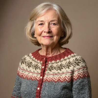 Atasha | Cardigan vintage en laine islandaise