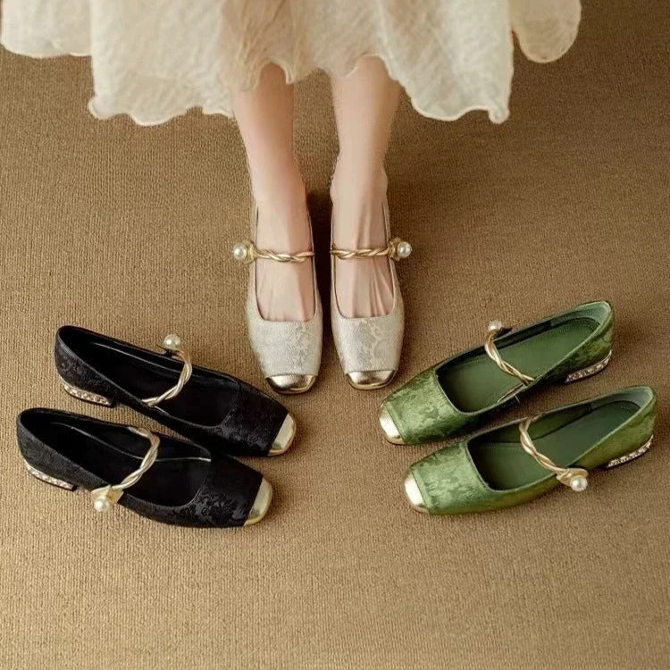 Mestelle™| Leather Mary Janes