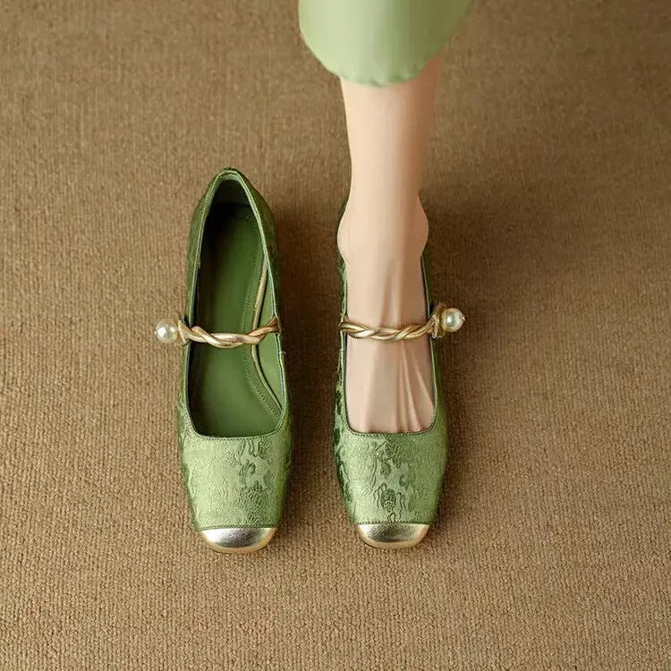 Mestelle™| Leather Mary Janes