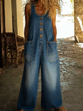 Saylor | Vintage Washed Cotton Denim Overalls
