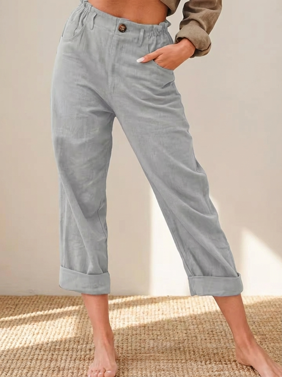 GRACE | Cotton Cropped Women’s Trousers