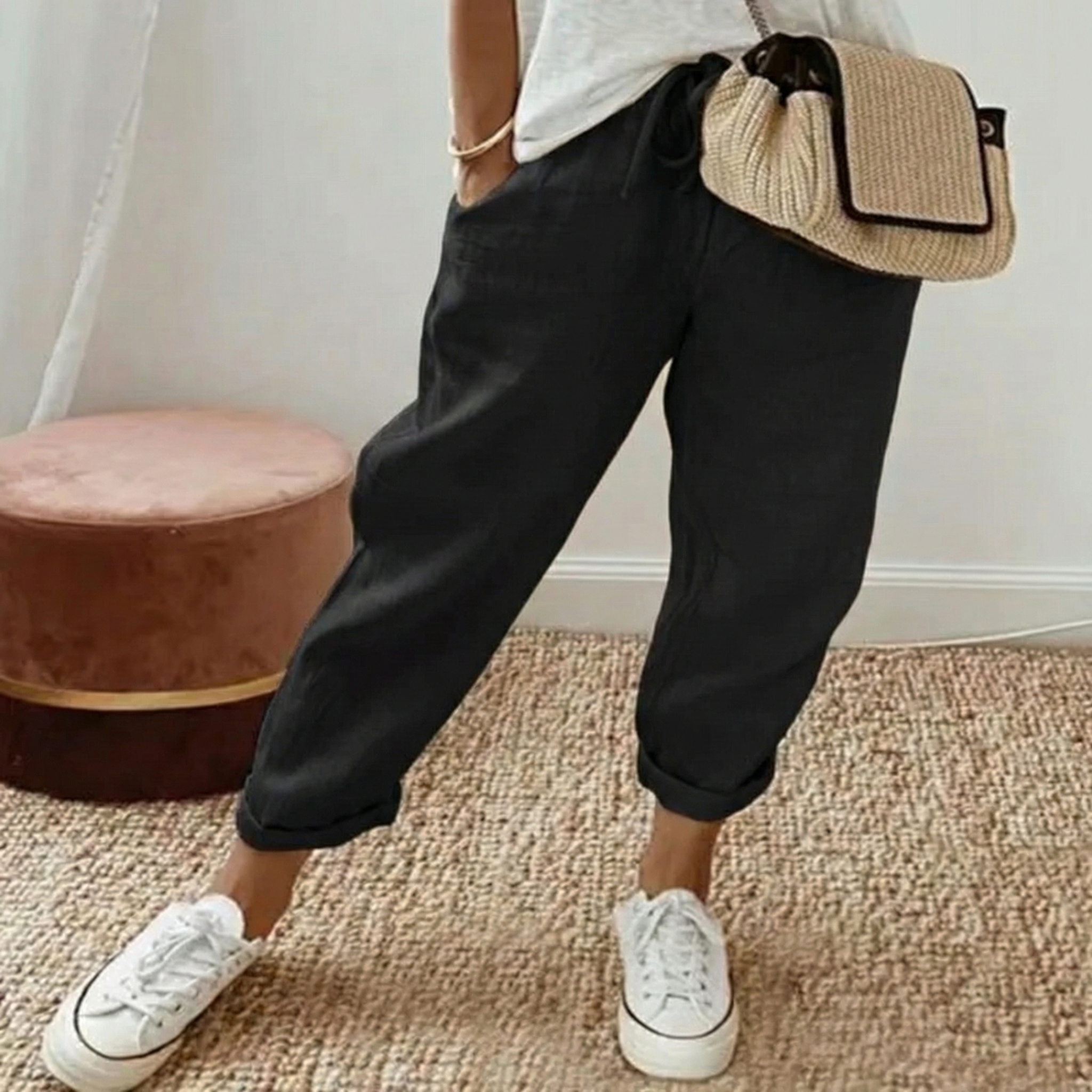 GRACE | Cotton Women’s Long Trousers