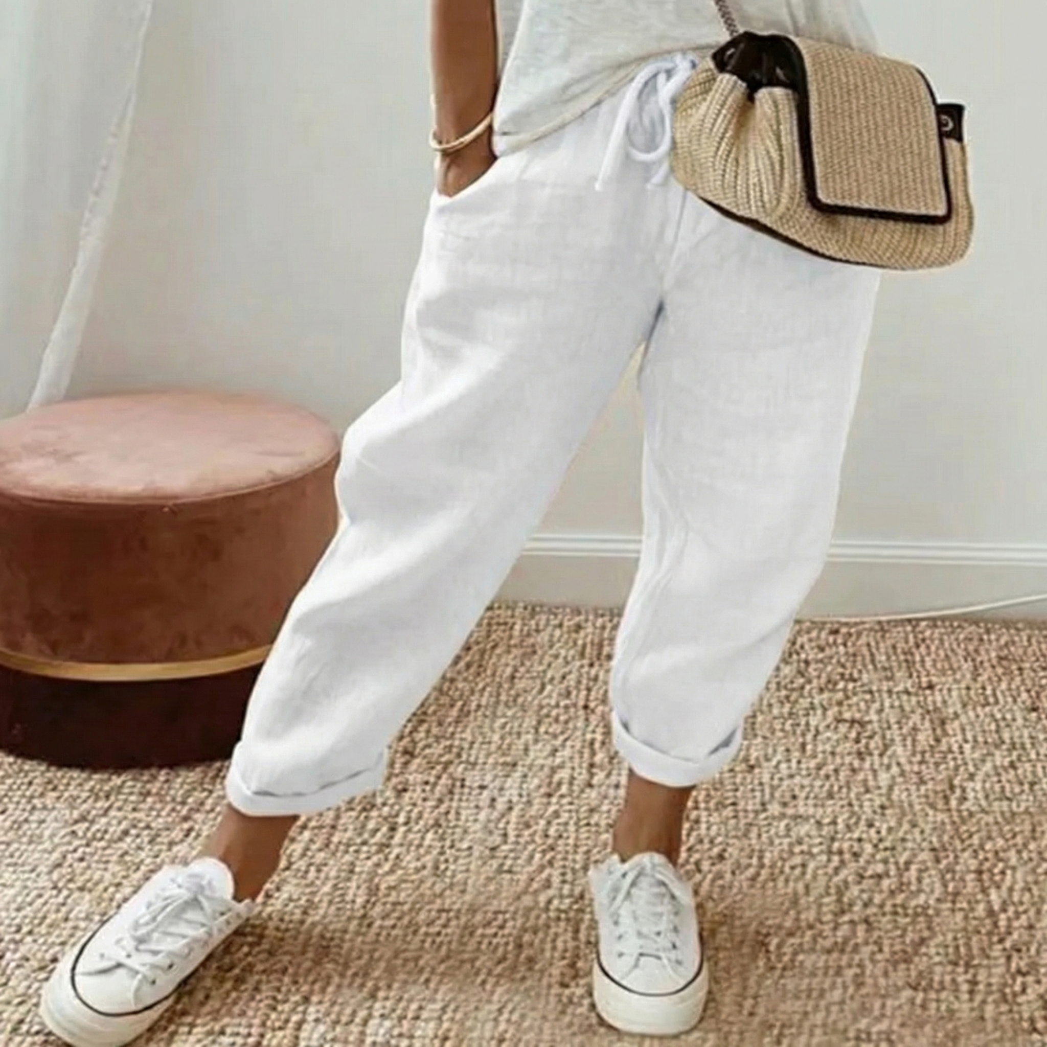 GRACE | Cotton Women’s Long Trousers